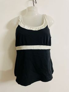 Women Black Swimwear Top