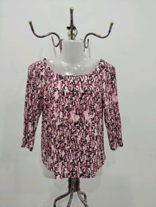 Mango 3/4 Sleeve Top