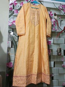 Yolk Yellow Colour Gown Wedding Season Sale
