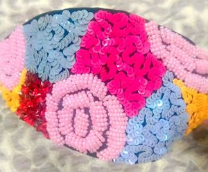 Sequin Floral Headband