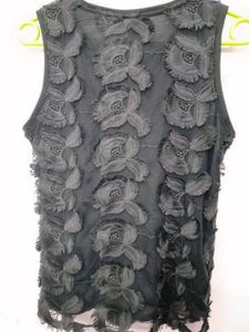 Branded(H&amp;M)Floral Applique Tank Top