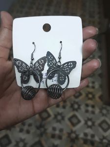 oxides butterfly earring
