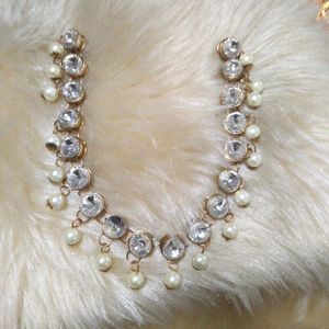 White Kundan Necklace ✨