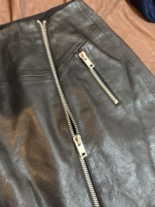 Leather Mini Skirt