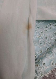 Light Blue Tulle Gown