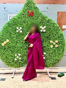 saree - purple crush sare