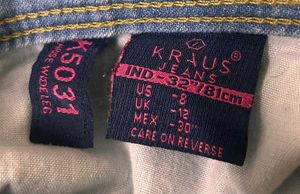 Kraus Super High Rise Wide Leg Jeans