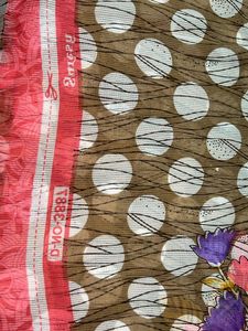 Multi Colour Printed Beautiful Saree