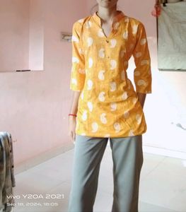 Yellow Kurti