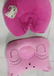 Pink Cat Pillow For New Born