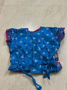 Ethnic Skirt with Mirror Work