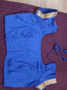 Blue Saree Blouse