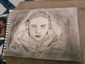 Black &amp; White Customized Portrait Order