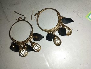 Black Gold Earrings