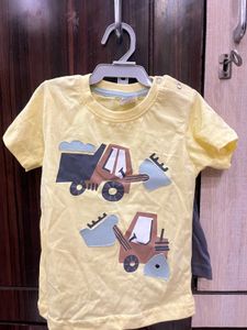 Boys&#39; Cute Graphic Tee and Shorts