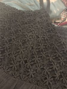 Aeropostale black camisole top with a textured