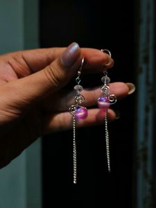 Aura Quartz Beads Earrings