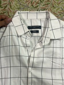 White Coloured Festive Shirt