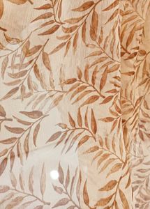 Elegant Leaf Print Saree