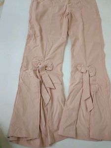 Trouser Plazo Pant With Bow.