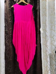 Pink &amp; Gold Embroidered Tunic