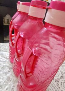 Pink Bottle 1.5 Lts New Brand Qith Handle
