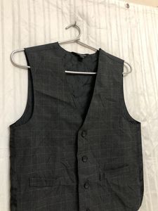 George Charcoal Waistcoat