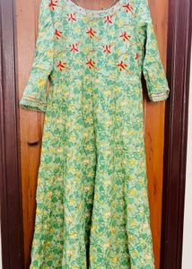 Combo Of 2 Floor Length Ethnic Gowns