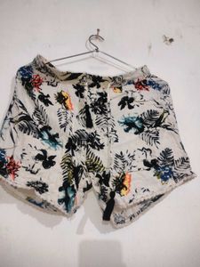 Floral Print Shorts