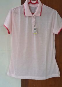 Pink Polo Top