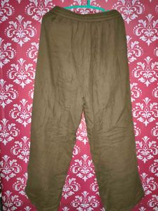 Olive Green Casual Pants