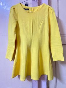 Mini Yellow Dress For Winter’s