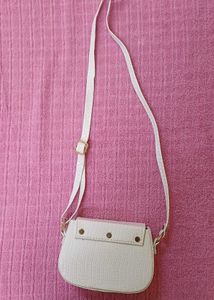 Chic White Crossbody Bag