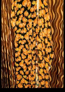 Floral Print  gown with dupatta