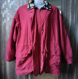 Vintage Red Utility Jacket