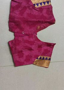 Pink Stiched Kids Saree