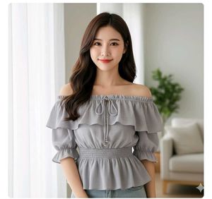 🎀Korean Offshoulder Top