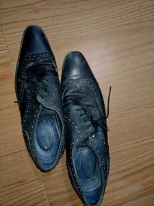 Louis Philippe Leather Formal Shoes