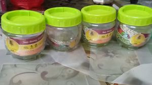 Transparent Plastic Jars