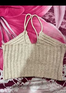 Ribbed Knit Crop Top