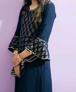 Navy Blue Kurti 🪩
