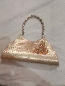 Beaded Handle Evening Bag