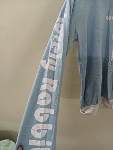 Blue Full Slive Tshirt