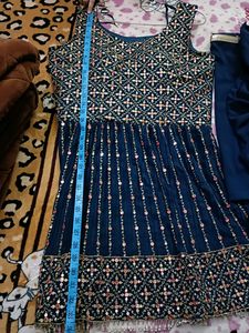 Heavy Party Wear Dhoti Suit In L Size