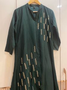 Women’s One Piece Dark Green Long Gown