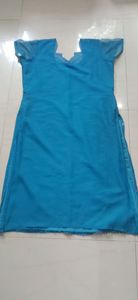 blue kurta for women