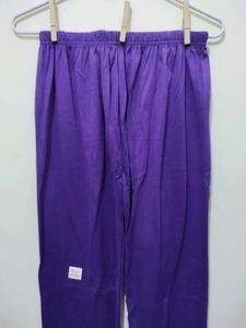 Purple Viscose Lycra Leggings