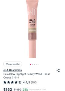 Elf Haloglow Highlight Beauty Wand - Rose Quartz