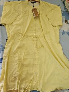 Yellow Shirt Dress
