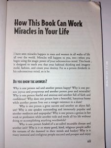 The Power Of Your Subconscious Mind Book By Joseph